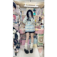 Áo len sọc nữ, áo khoác cardigan