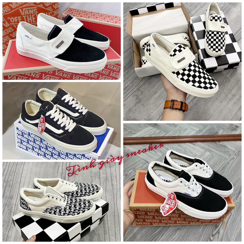 Giày lười van caro bản chuẩn zep 11