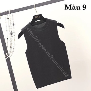 ( ORDER ) Áo len sát nách cổ tròn Ulzzang