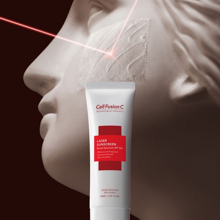 Kem Chống Nắng Cell Fusion C Laser Sunscreen 100 SPF50+/PA+++ 50ML Dành Cho Mọi Loại Da LENIS.