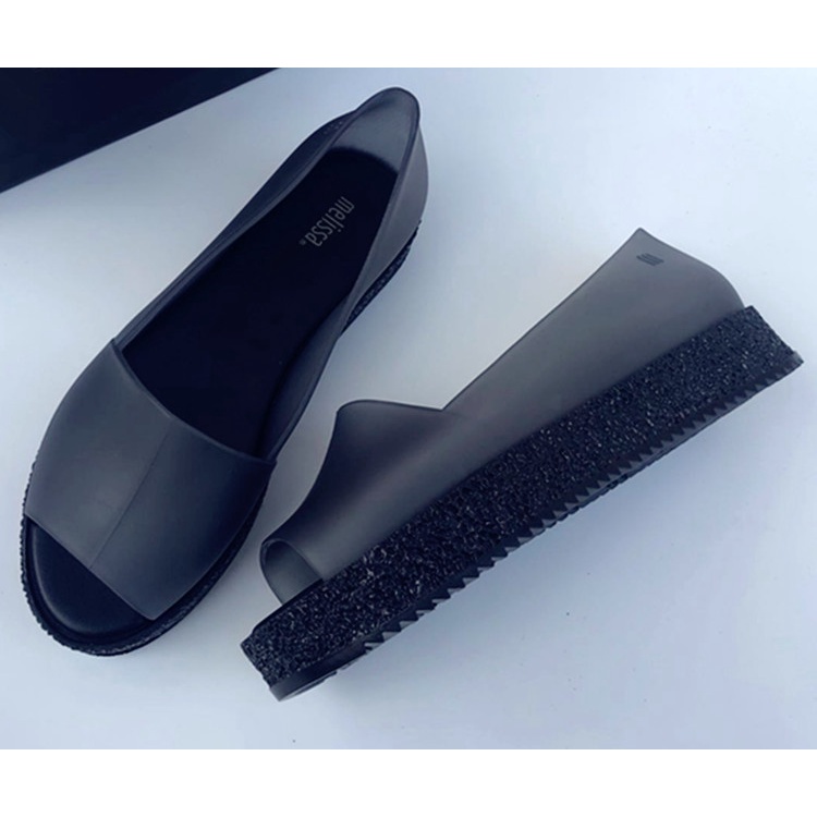 Giày Búp Bê Melissa Mềm Dẻo Hở Mũi Phong Cách Mới Cho Nữ