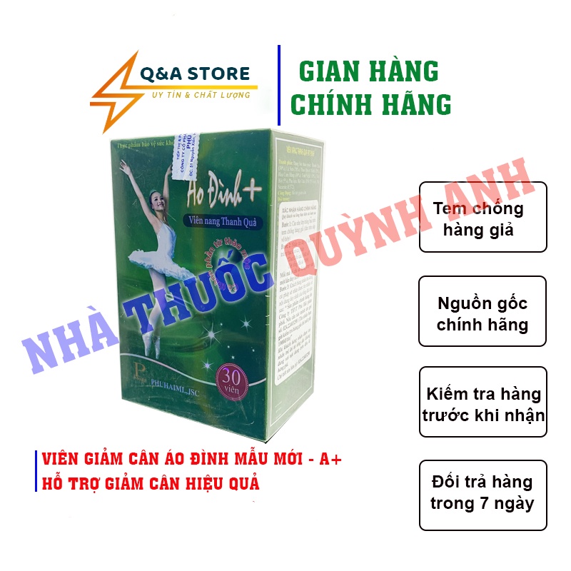VIÊN GIẢM CÂN ÁO ĐÌNH MẪU MỚI HỖ TRỢ GIẢM CÂN HIỆU QUẢ
