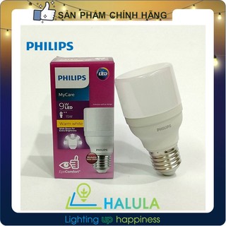 Bóng đèn ledbright philips 9w-11w-13w-15w-17w e27 ánh sáng trắng – vàng ấm 230v