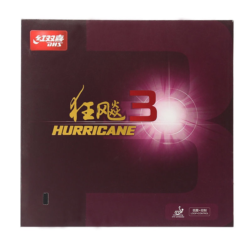 Vợt Bóng Bàn Bằng Cao Su DHS Hurricane 3 Chất Lượng Cao