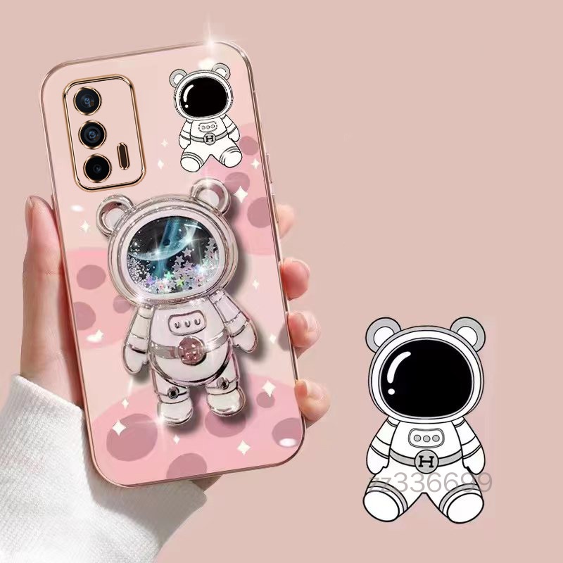 Ốp lưng Realme GT neo Realme GT neo 2T GT neo 2 Realme GT neo 3 Ốp Điện Thoại TPU Hình Gấu 3D Có Giá Đỡ Cho Realme GT neo GT neo 2 Realme GT neo 3