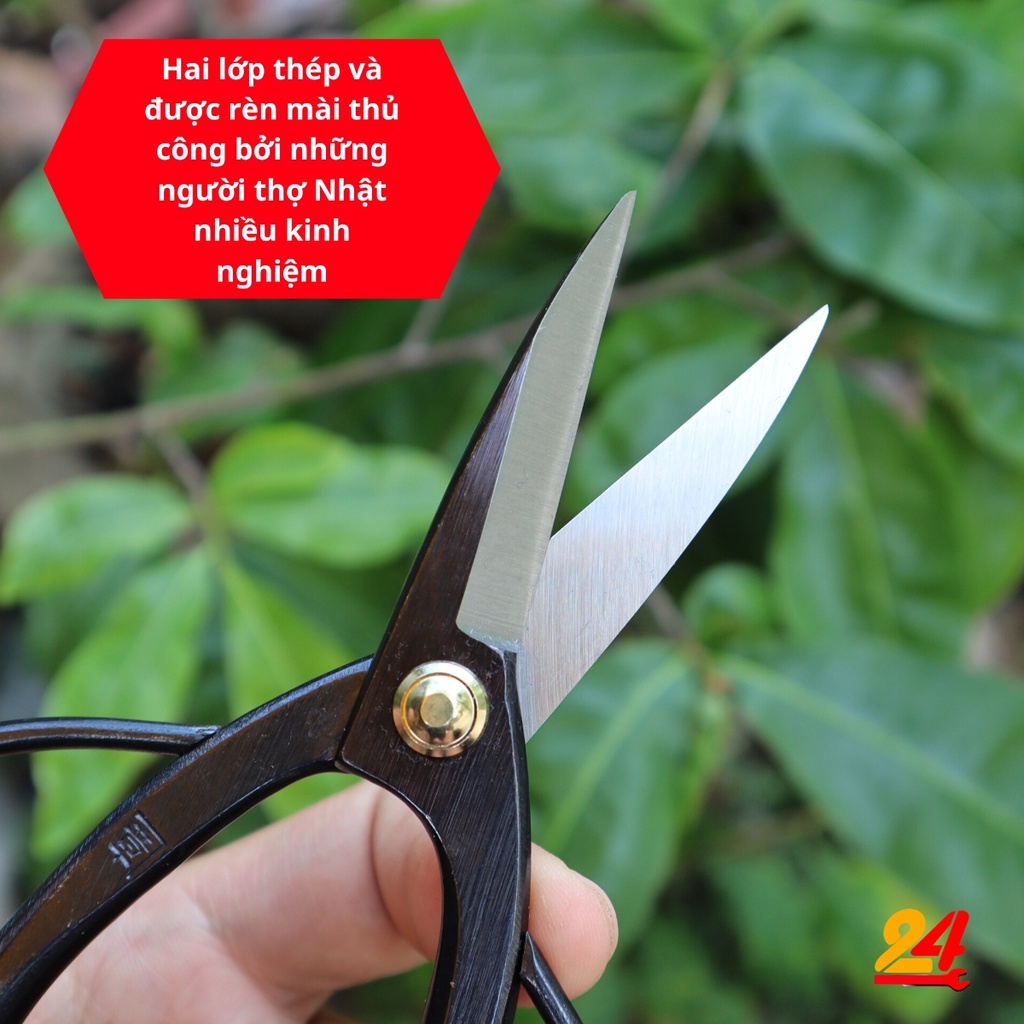 Kéo tỉa cây bonsai nhật Mikisyo Y-4, kéo cắt cành hoa