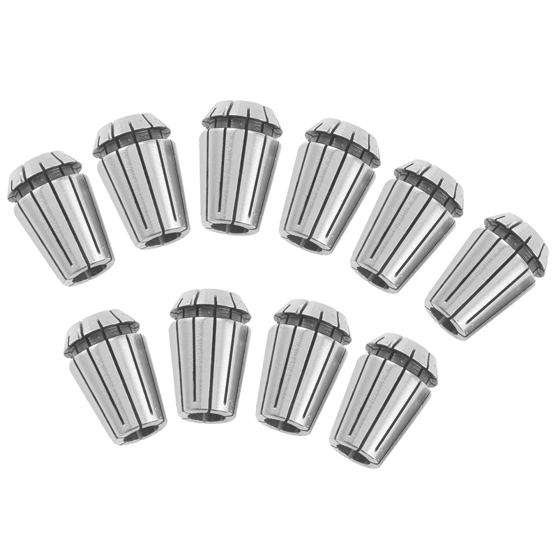 10 Chiếc ER20 Lò Xo Collet Bộ CNC Phay Tiện Dụng Cụ ER20 Lò Xo Collet Chuck touchtouch.vn