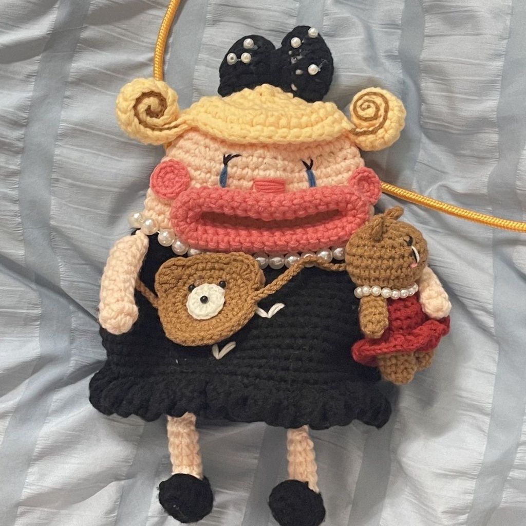 Túi Đựng Điện Thoại Hình Quyển Sách Miệng To Dễ Thương Cho Bạn Gái Tanabata