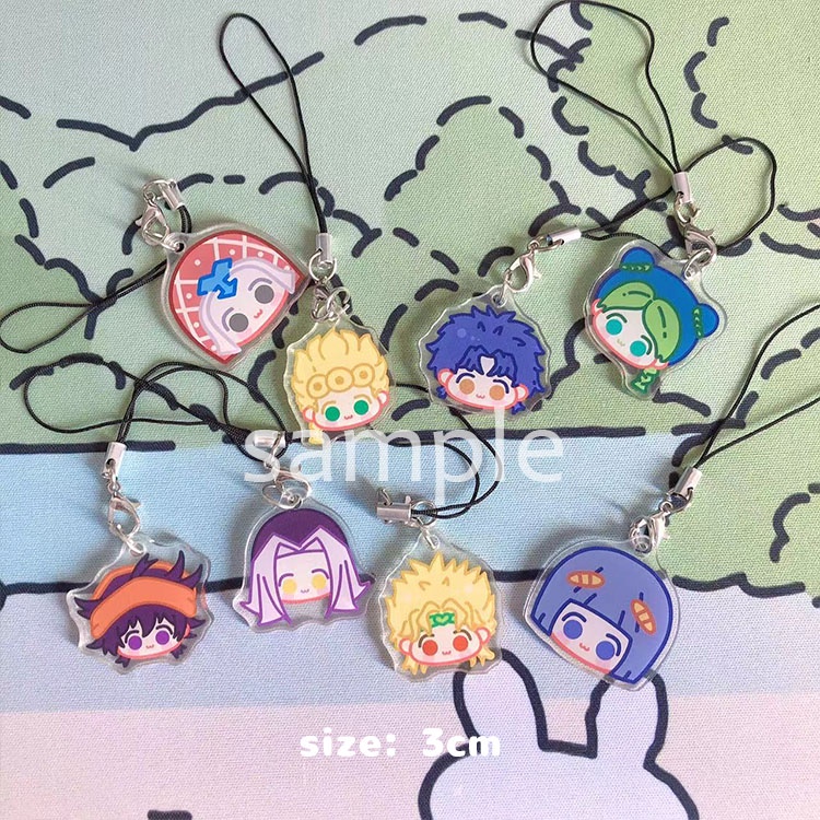 Mặt Dây Chuyền Bằng Acrylic Hình Nhân Vật Anime Jojo 'S Bizarre Adventure