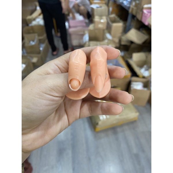 Ngón tay giả tập làm móng, ngón tay giả nail