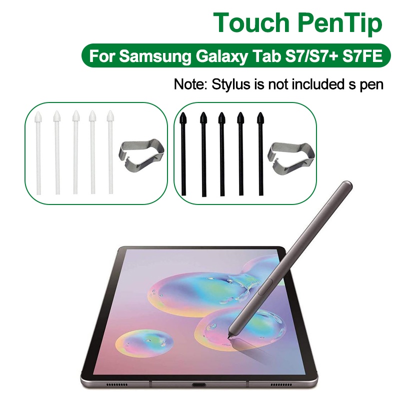 S pen Bút stylus Nib cho Samsung Galaxy Tab S7 S7 + S7FE Refill Touch Pen Tip Substite T870 T875 T970 T975 P610 P615 T860 T865 T867VP
