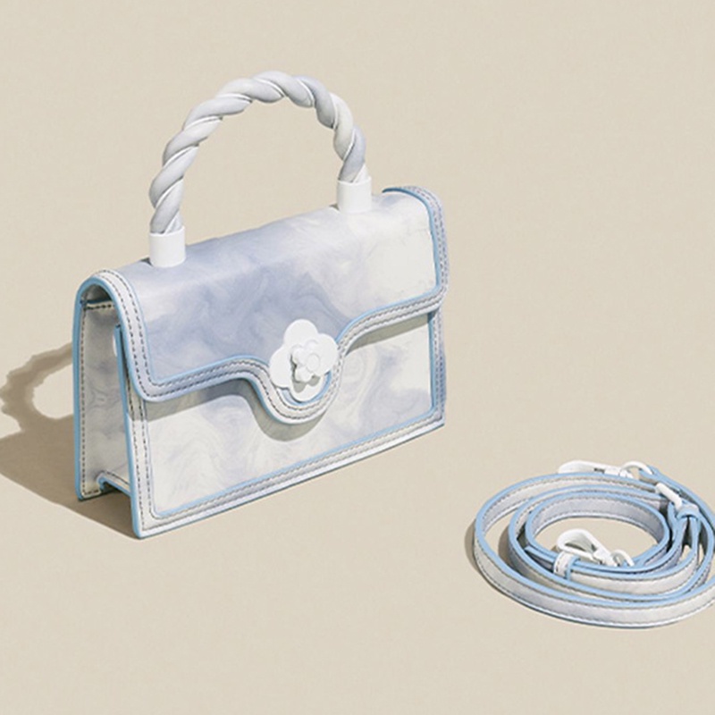 Túi Đeo Vai Hình Vuông Cỡ Nhỏ Thiết Kế Đám Mây Thời Trang Cao Cấp Cho Nữ