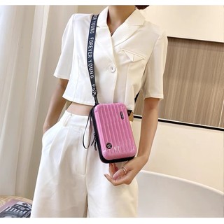[Mới - nhiều màu] Túi hộp mini đeo chéo cá tính forever young