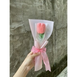 hoa tulip bằng len HandMade