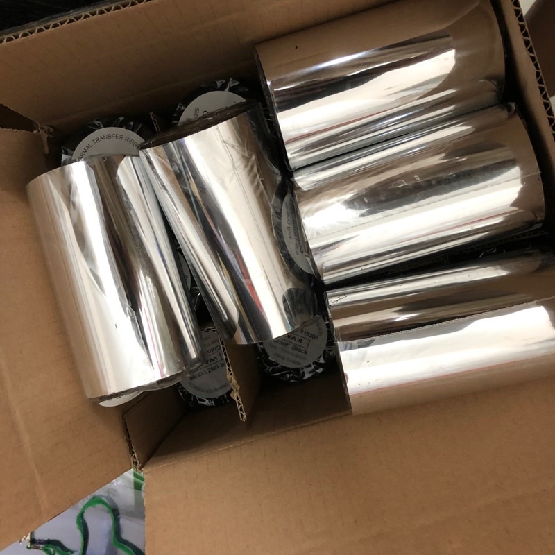 Mực in mã vạch Wax Ribbon 110mmx300m