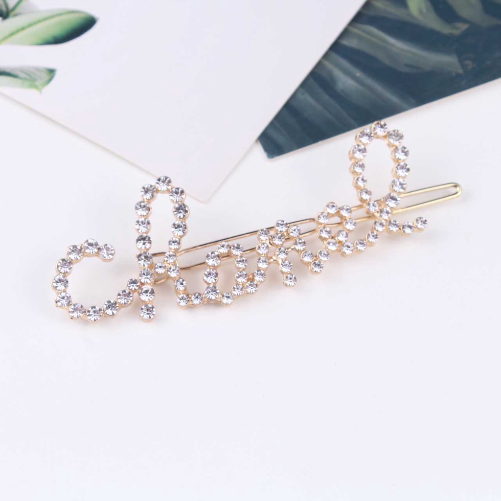 Kẹp Tóc Đính Kim Cương Giả Thời Trang Cho Nữ