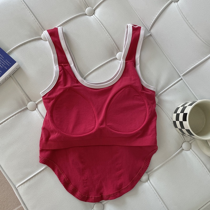 Áo hai dây SUXI có mút đệm ngực thời trang mùa hè quyến rũ cho nữ