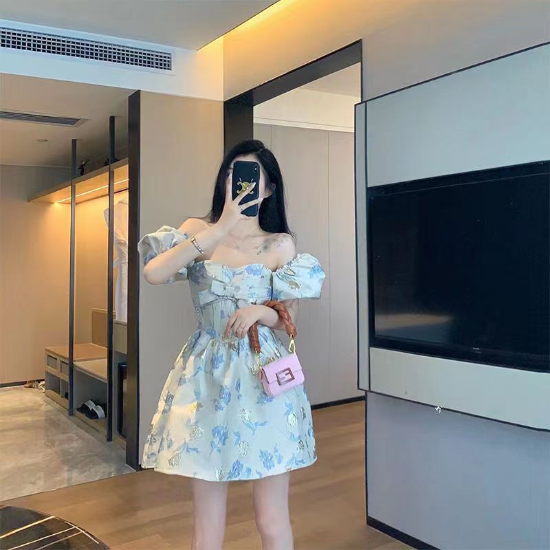 Đầm Công Chúa Pettiskirt Eo Cao Ôm Dáng Phong Cách Pháp Cổ Điển Mùa Hè Mới Cho Nữ