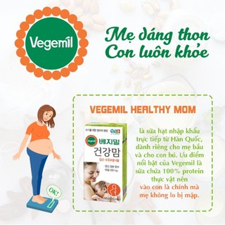 [Date 05/2025] Sữa bầu Vegemil Hàn Quốc [Thùng 16 hộp/190ml]