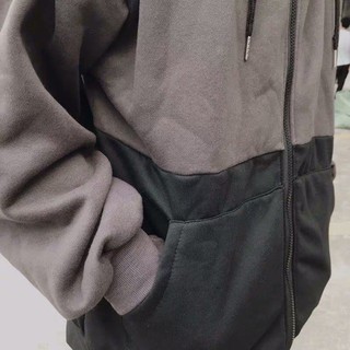 [ SẴN ] Áo Khoác Nỉ Đen Xám Unisex ( Có ảnh thật )