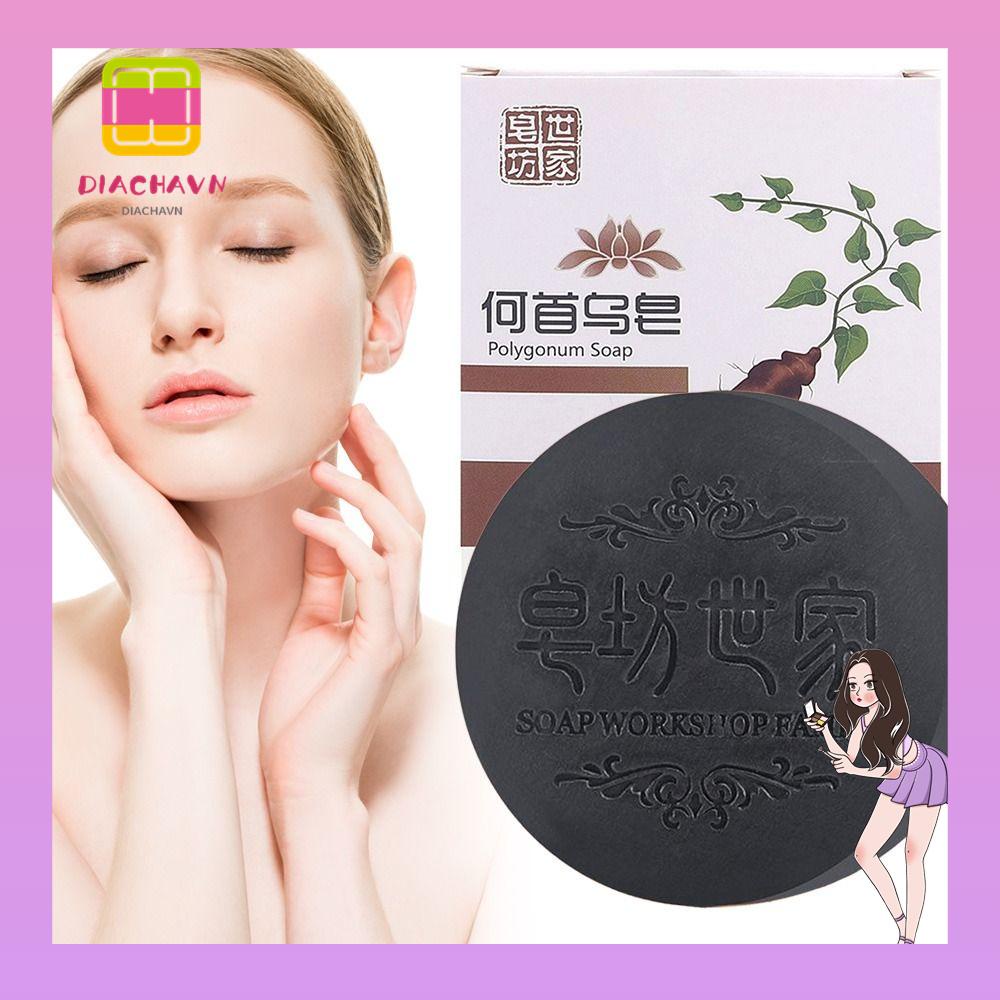 DIAOCHANO Handmade He Shou Wu Shampoo Soap Deeply Cleaning Promotes Hair Growth Prevents Hair Loss Bath Supplies