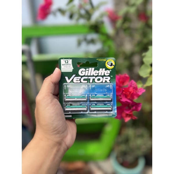 Lưỡi dao cạo gillette vector 4 lưỡi