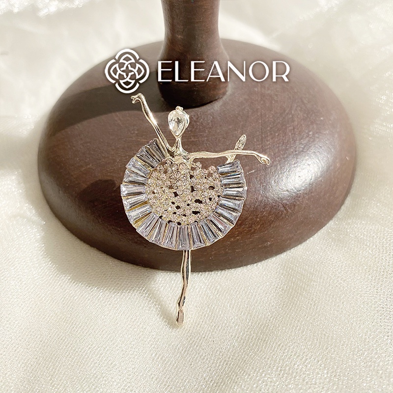 Ghim cài áo nữ Eleanor Accessories vũ công múa ballet đính đá phụ kiện trang sức độc đáo 5288