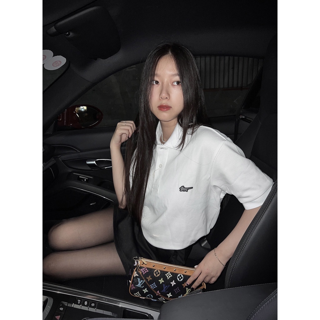 ÁO POLO trắng Racing Mouse CHUOTTRANG