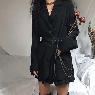 ORDER_áo khoác blazer dáng dài kèm đai ( Ảnh thật ở cuối )