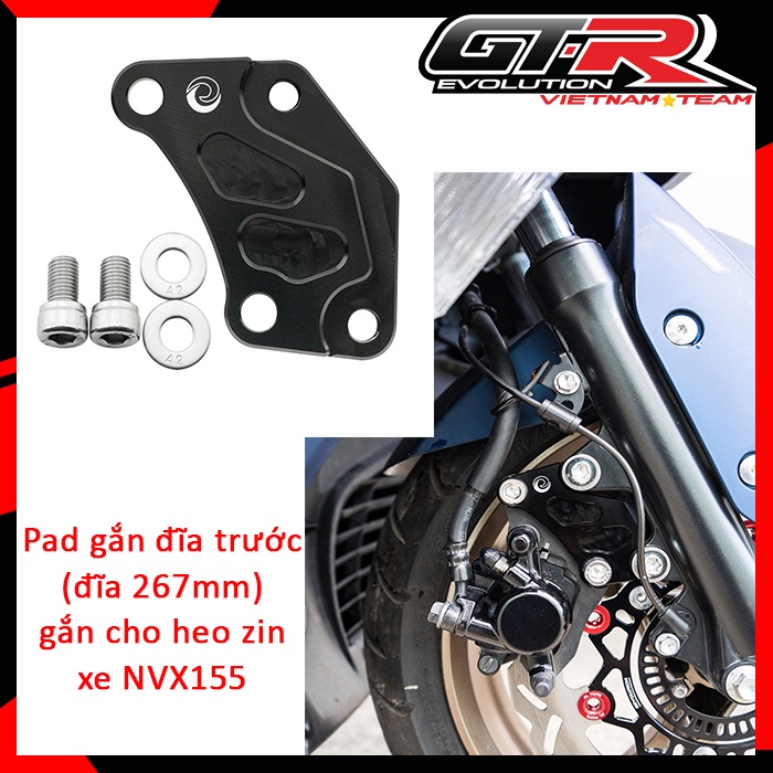 Pad bắt heo / gắn đĩa trước  REVOLUTION NVX V1 V2