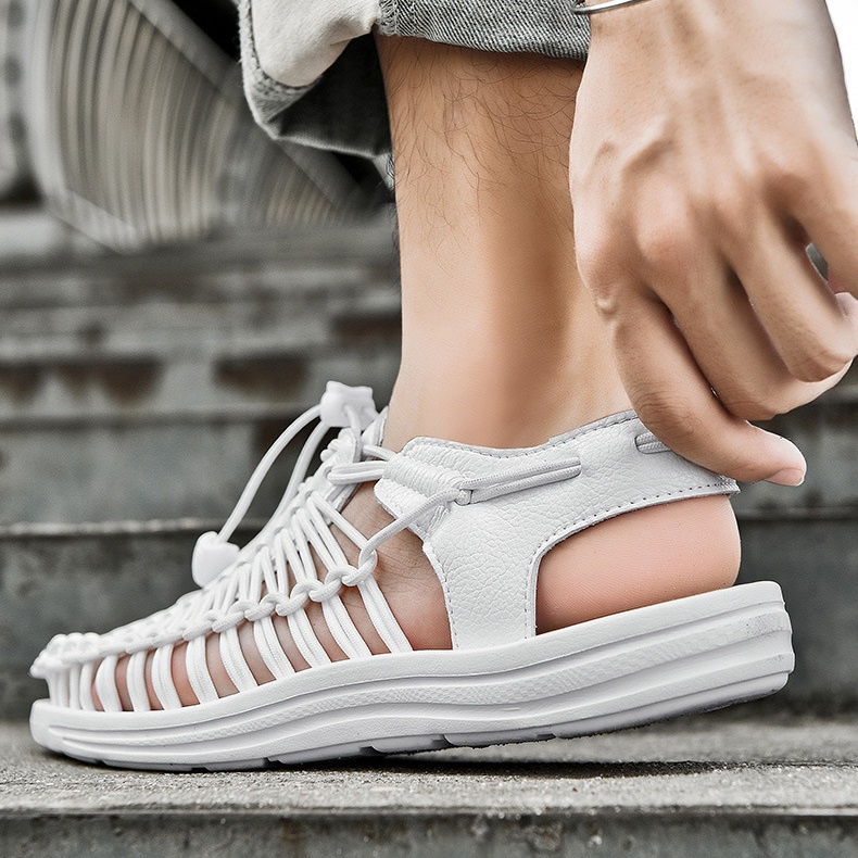 Giày Sandal Bad Under White A218