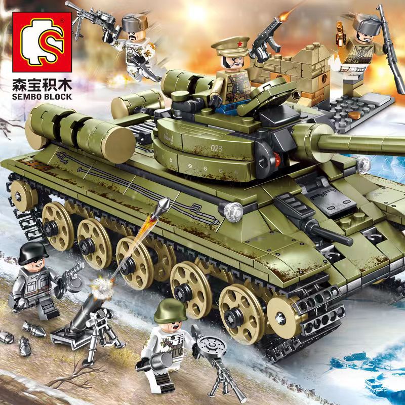 Đồ Chơi Lego Lắp Ráp Mô Hình Xe Tăng Quân Đội Bằng Thép