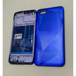 .Vỏ thay thế điện thoại Realme C2 full bộ có luôn khay sim và kính camera sau
