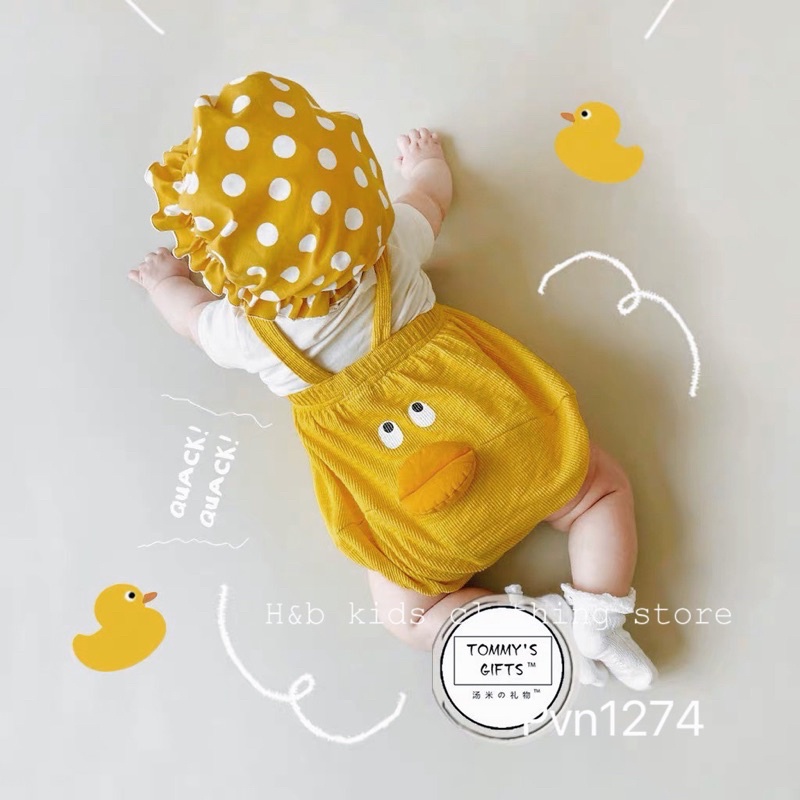 body mỏ vịt kèm áo bé gái