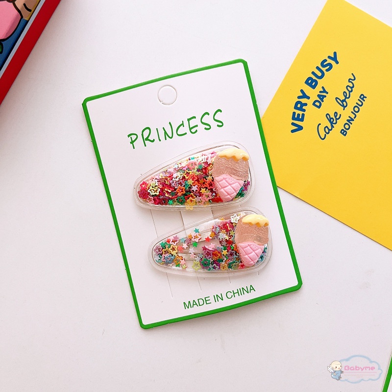 Set 2 Kẹp Tóc 5 Kiểu Dáng Công Chúa Xinh Xắn Dễ Thương Cho Bé Gái