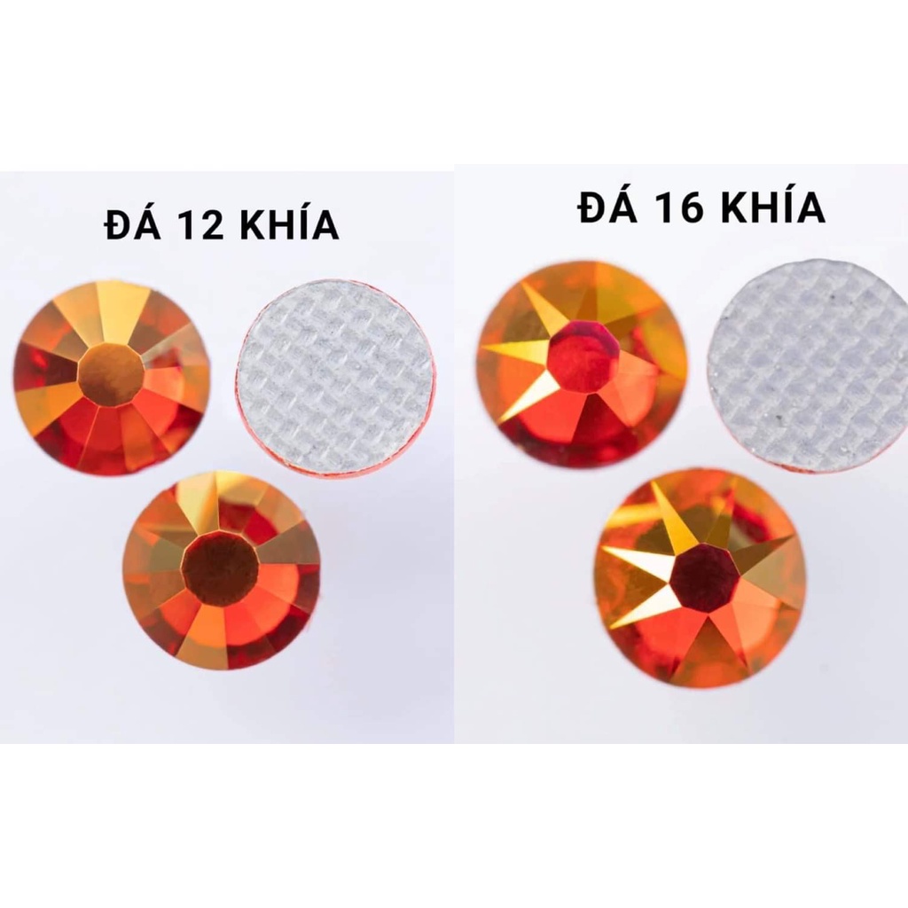 Khay Đá Nail Luxuxy Chân Lưới 16 khía cao cấp Mix Size Trang Trí Móng ANGELICA LUX