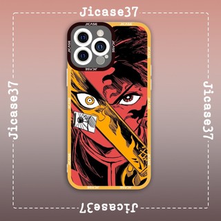 Ốp lưng iphone và samsung xiaomi oppo cạnh vuông Jicase Tanjiro Aesthetic Vintage Anime Demon Slayer 