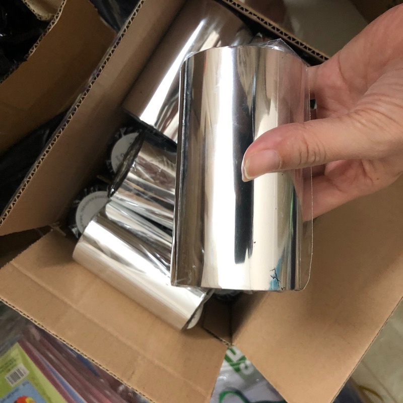 Mực in mã vạch Wax Ribbon 110mmx300m