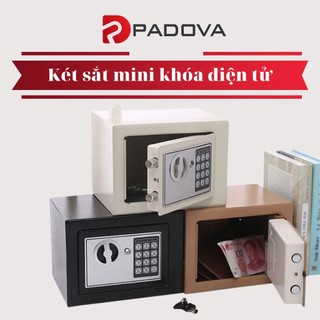 Két Sắt Mini Khóa Điện Tử 17e Cỡ Nhỏ Cho Mọi Gia Đình, Chống Cháy PADOVA 6950