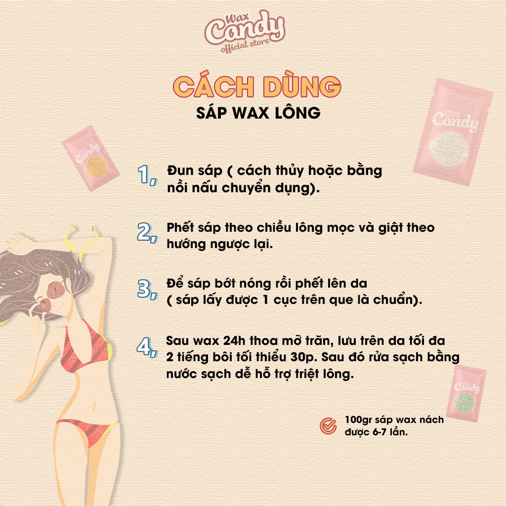 10 Que Gỗ Wax Lông Phết Sáp Chuyên Dụng