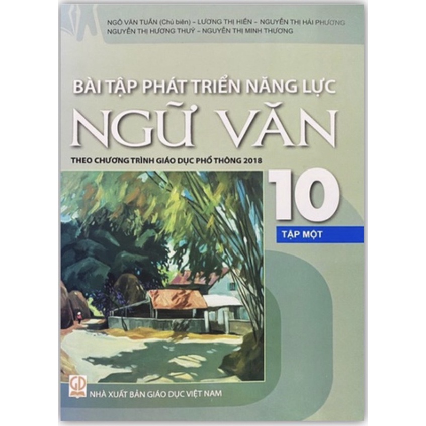 Sách - Bài tập phát triển năng lực Ngữ Văn 10