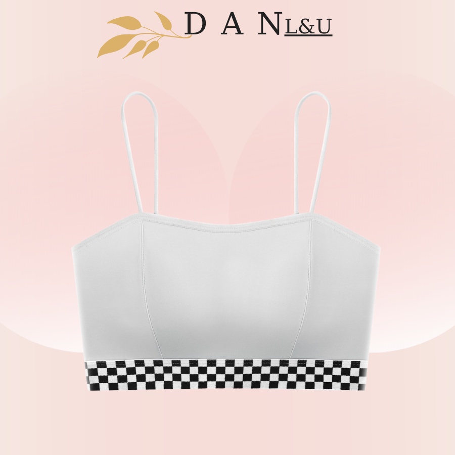 Áo Lót Ngực Bra Đệm Mút Hai Dây Lưng U Thoáng Mát Quyến Rũ DAN L&amp;U 252