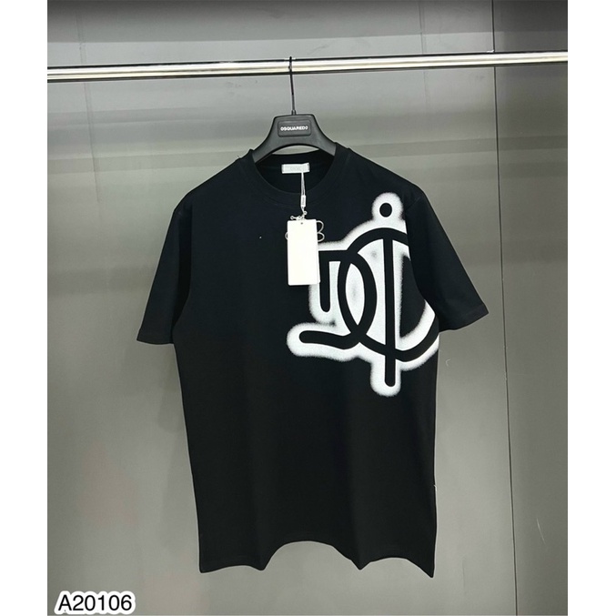 Áo Phông Nam Trơn Hoạ Tiết Dio Cao Cấp - Áo Thun Nam Dio Chữ In Vải Mềm Mịn