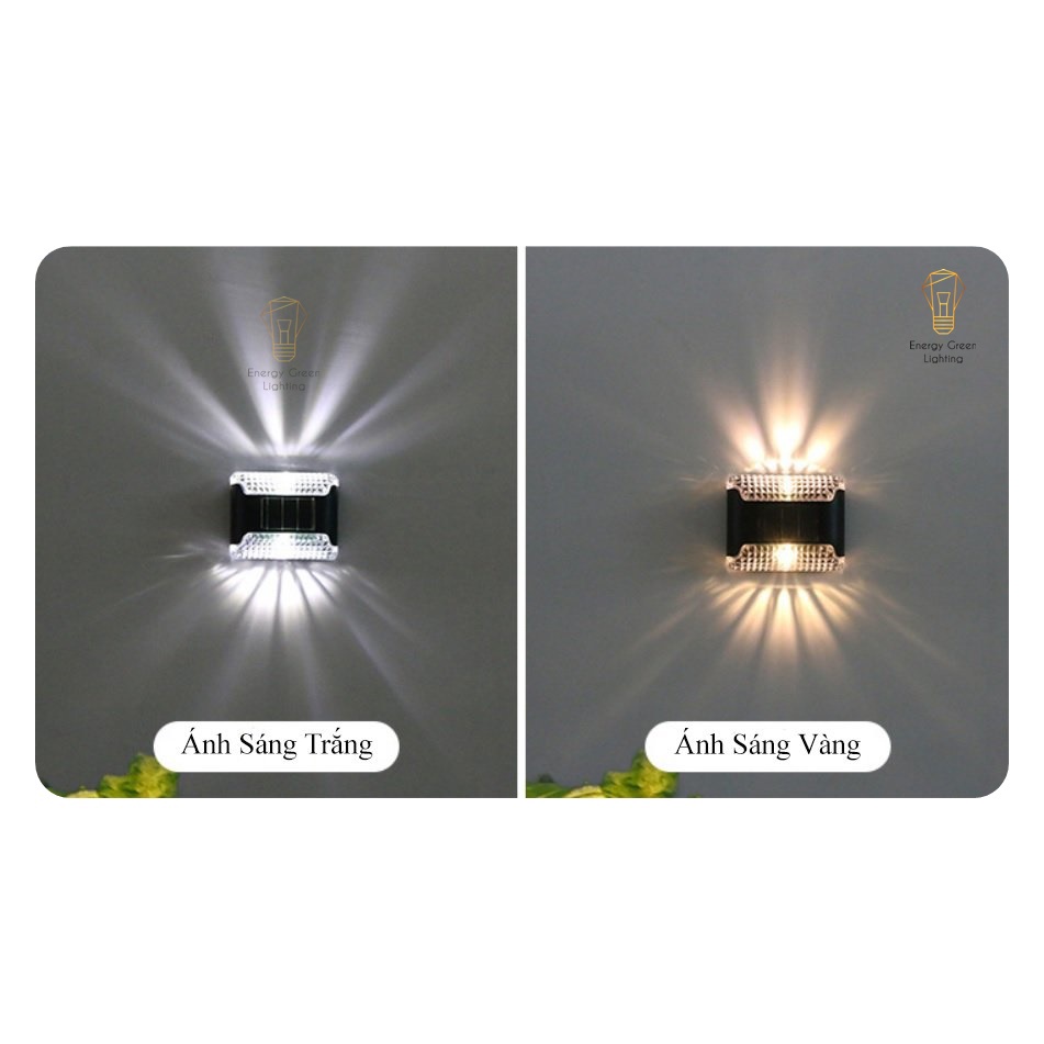 Đèn Gắn Tường Energy Green Lighting Hiệu Ứng XY MT-1231 - Sử Dụng Năng Lượng Mặt Trời - Bảo Hành 12 Tháng