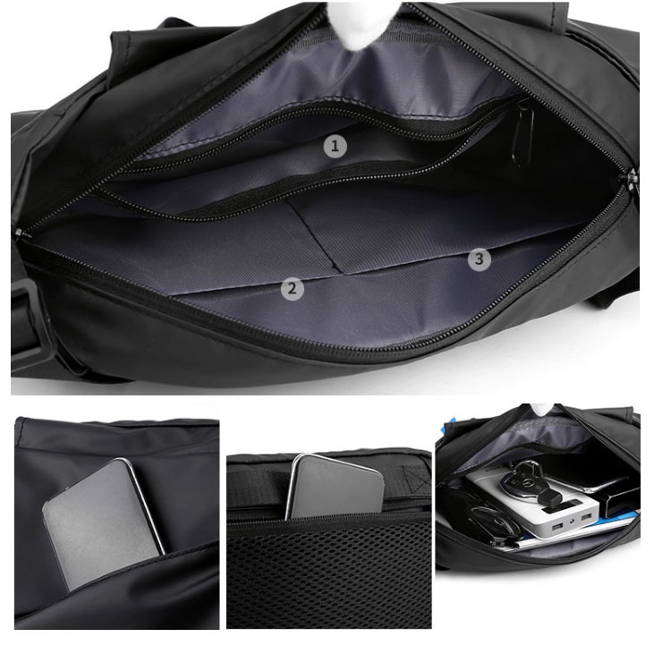 Túi Đeo Chéo Cỡ Lớn Đa Năng Chất Lượng Dành Cho Nam