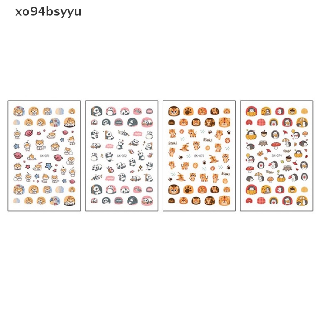 Miếng Dán Trang Trí Móng Tay 3D Hình Động Vật Đáng Yêu Dành Cho Trẻ xo94bsyyu