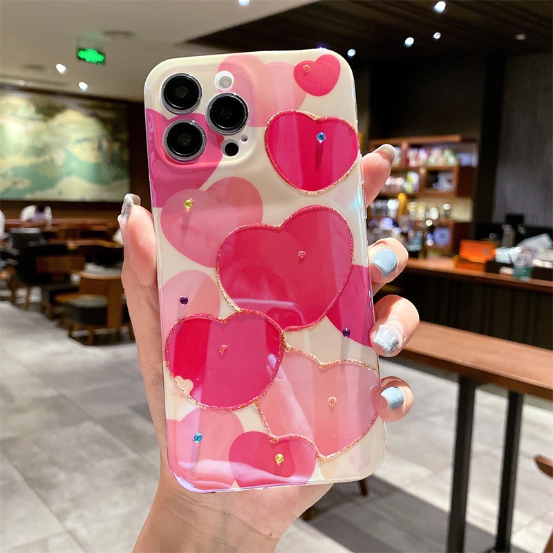 Ốp Điện Thoại Mềm Màu Gradient Cho iPhone 14 13 12 14 Pro Max iP11 iP14 Plus X Xr 7 / 8 Plus