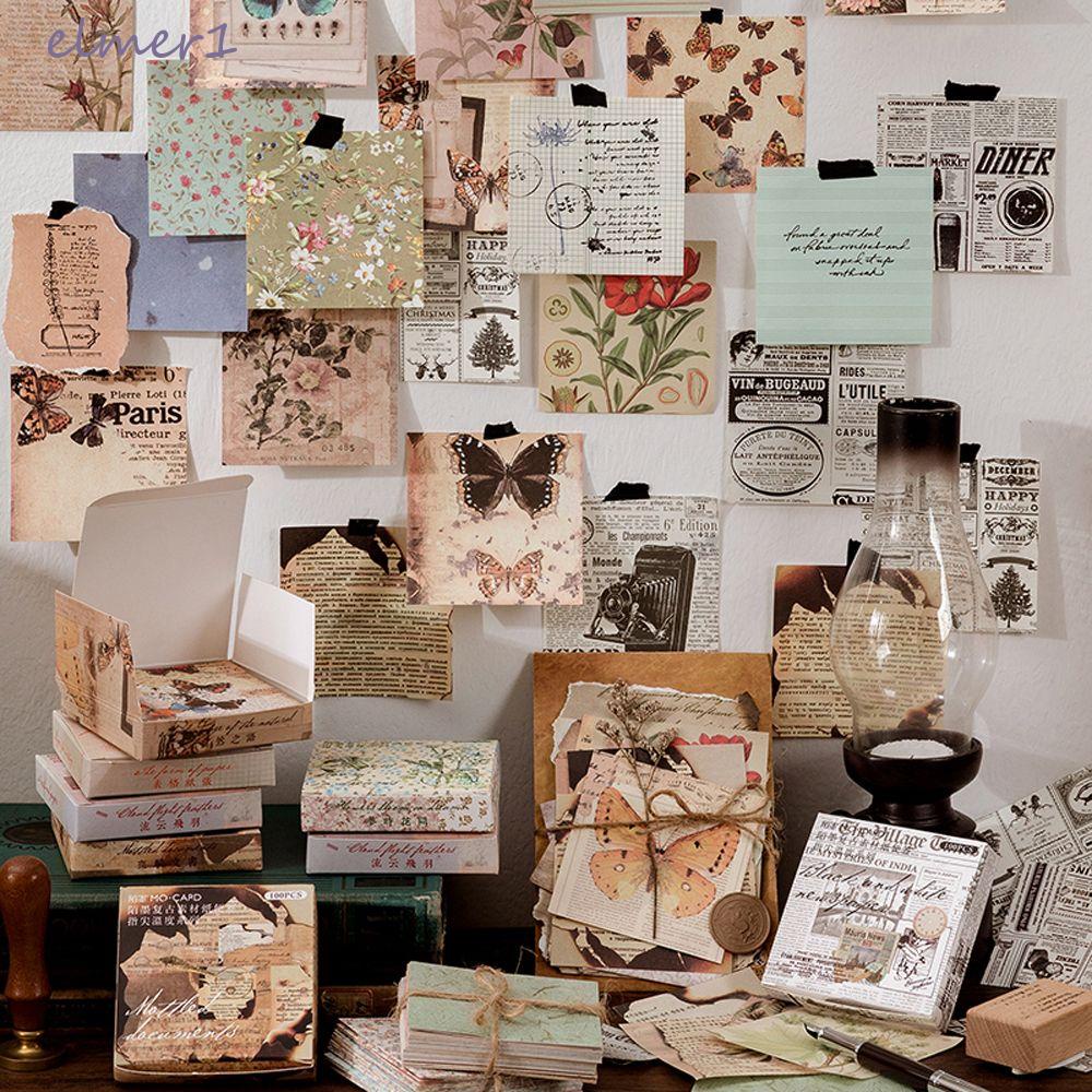 1 Cuốn Album Ảnh Giấy Ghi Chú DIY Phong Cách Vintage