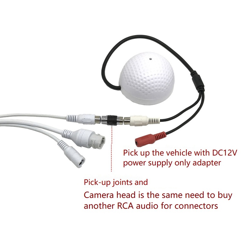 Micro Thu Âm Giọng Nói Có Dây Cho cctv ip camera