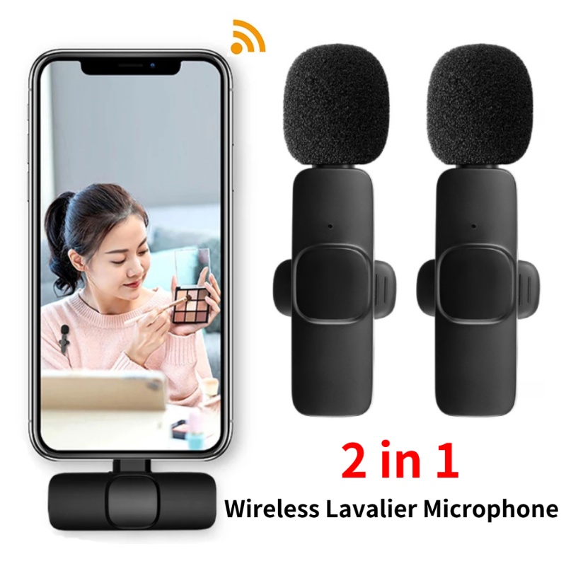 Micro Lavalier Không Dây Mini Chống Ồn Cho Điện Thoại / Máy Tính Bảng iPhone iPad Samsung